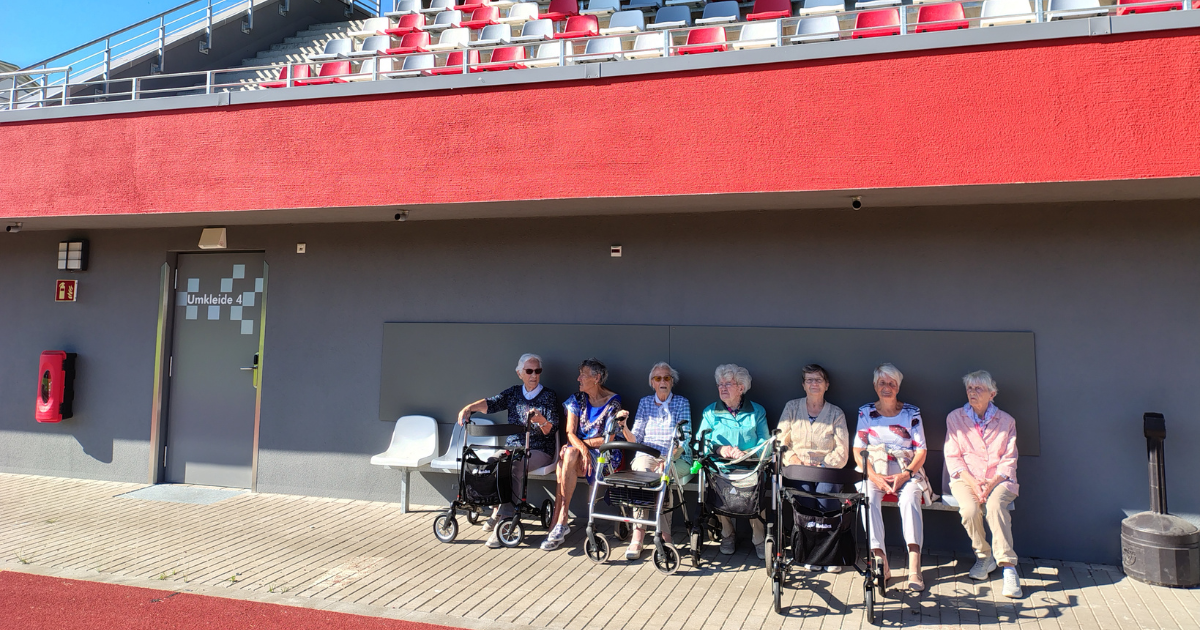 Ausflug zum Sportplatz Heinrichslust